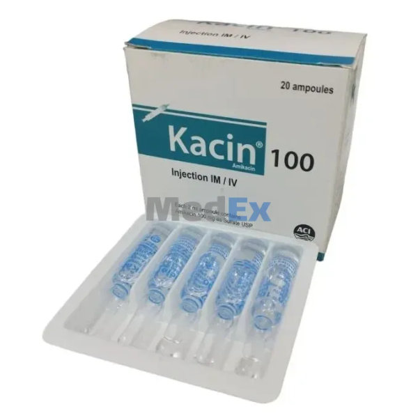 Kacin 100 mg/2 ml Packaging