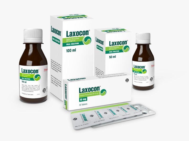 Laxocon 10 mg Packaging