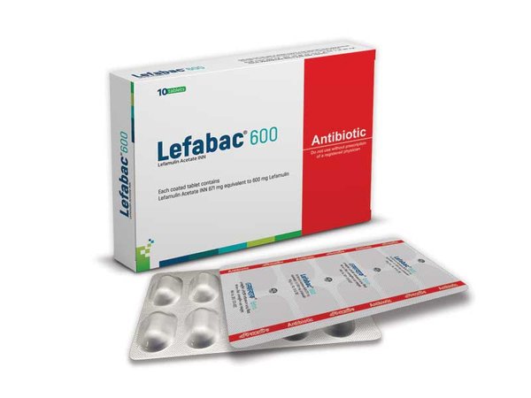 Lefabac 600 mg Packaging