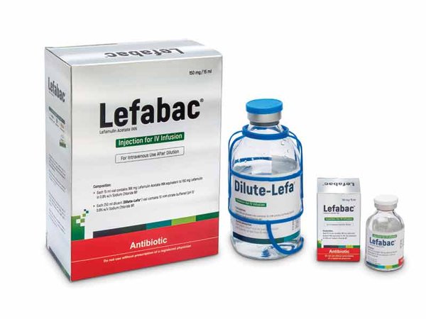 Lefabac 150 mg/15 ml Packaging