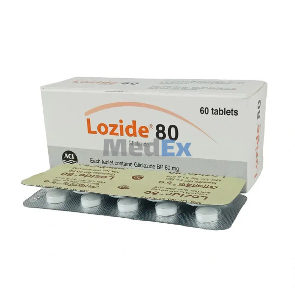 Lozide 80 mg Packaging