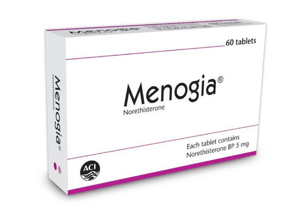 Menogia 5 mg Packaging