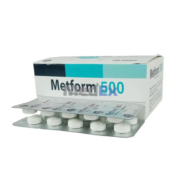 Metform 500 mg Packaging