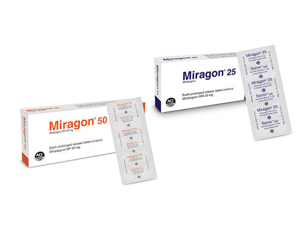 Miragon 50 mg Packaging