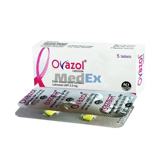 Ovazol 2.5 mg Packaging