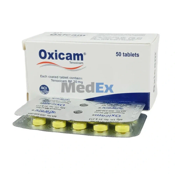 Oxicam 20 mg Packaging