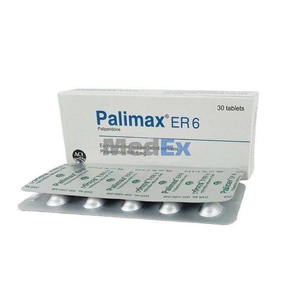 Palimax ER 6 mg Packaging