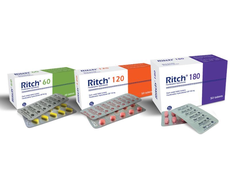 Ritch 120 mg Packaging