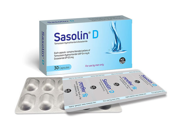 Sasolin D 0.4 mg+0.5 mg Packaging