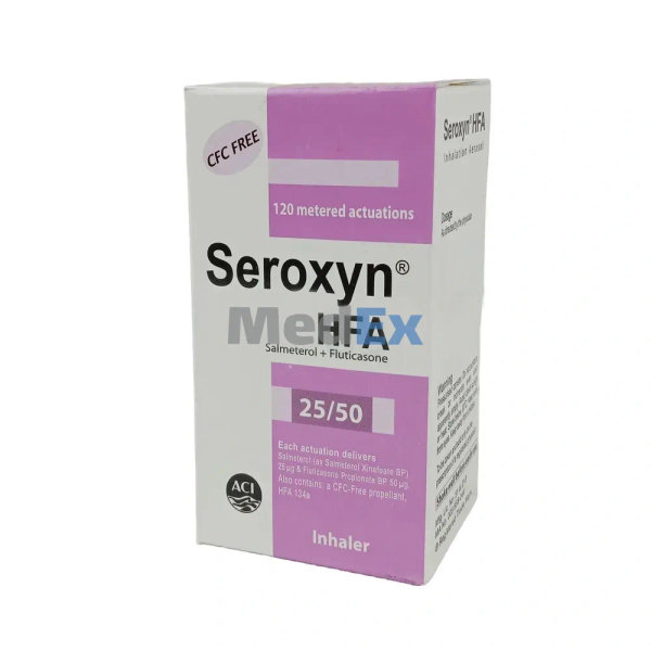 Seroxyn (25 mcg+50 mcg)/puff Packaging
