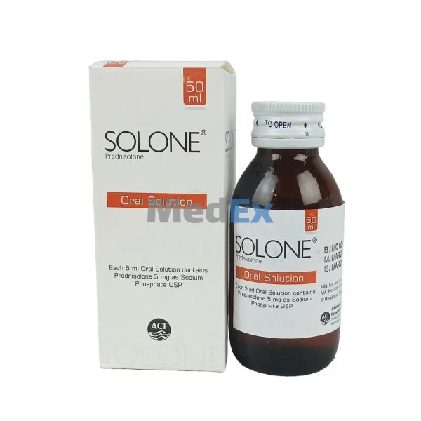 Solone 5 mg/5 ml Packaging
