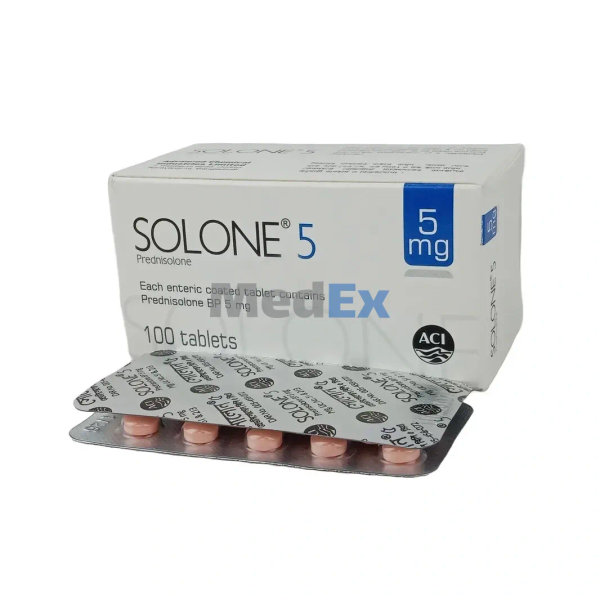 Solone 5 mg Packaging