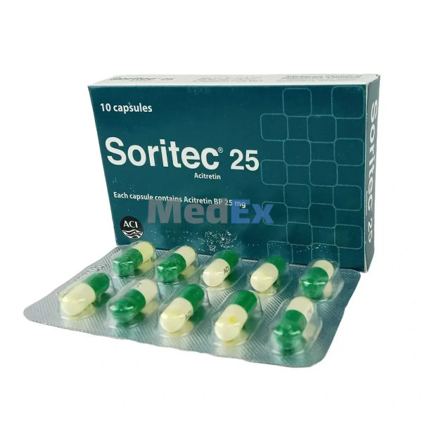 Soritec 25 mg Packaging