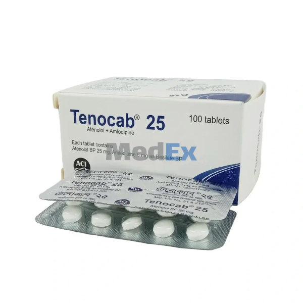 Tenocab 5 mg+25 mg Packaging
