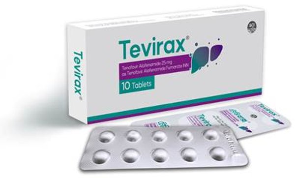 Tevirax 25 mg Packaging