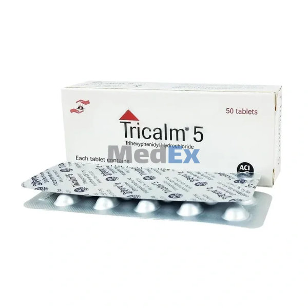 Tricalm 5 mg Packaging