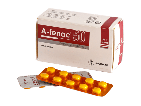A-Fenac K 50 mg Packaging