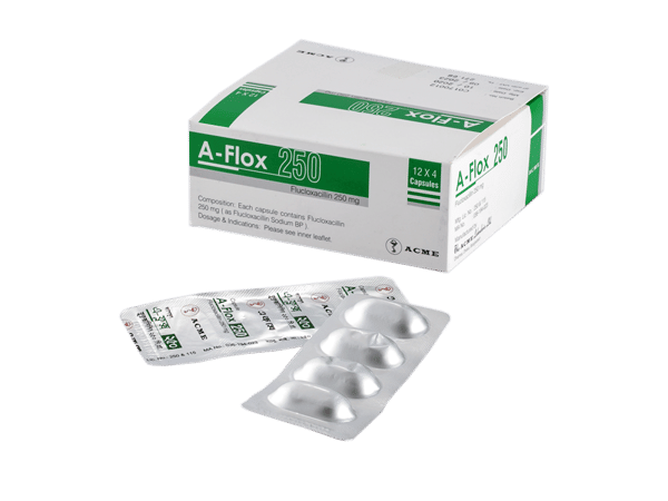 A-Flox 250 mg Packaging