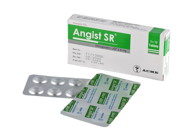 Angist SR 2.6 mg Packaging