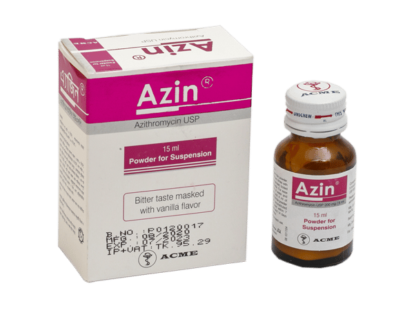 Azin 200 mg/5 ml Packaging