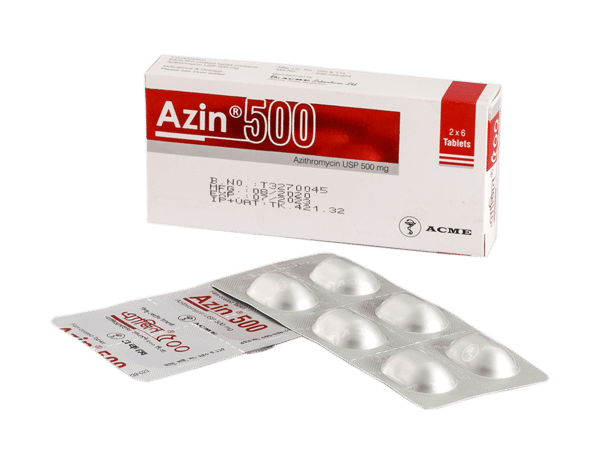 Azin 500 mg Packaging