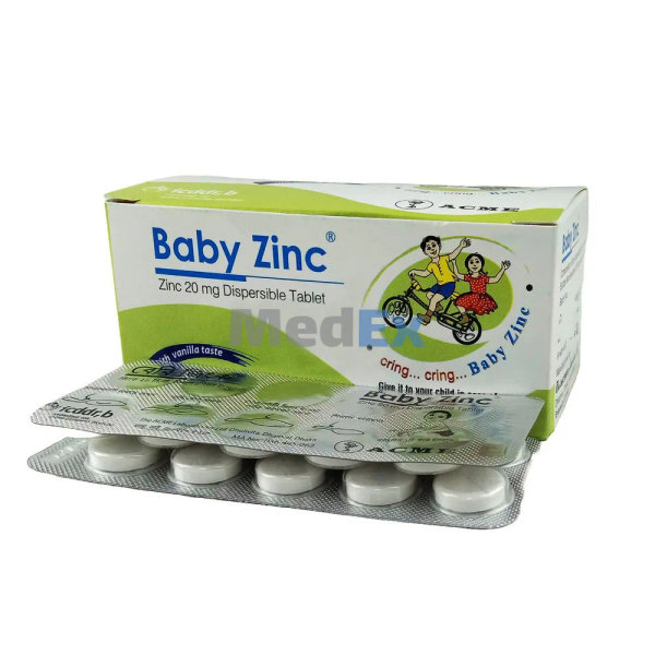 Baby Zinc 20 mg Packaging