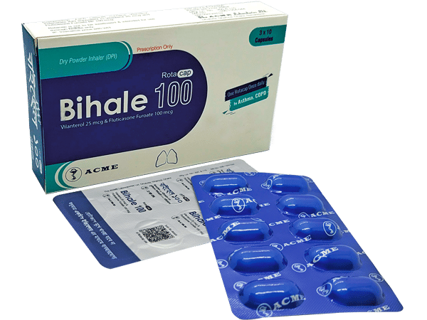 Bihale 25 mcg+100 mcg Packaging