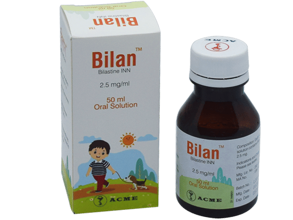 Bilan 12.5 mg/5 ml Packaging