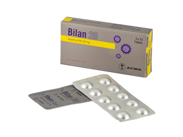 Bilan 20 mg Packaging