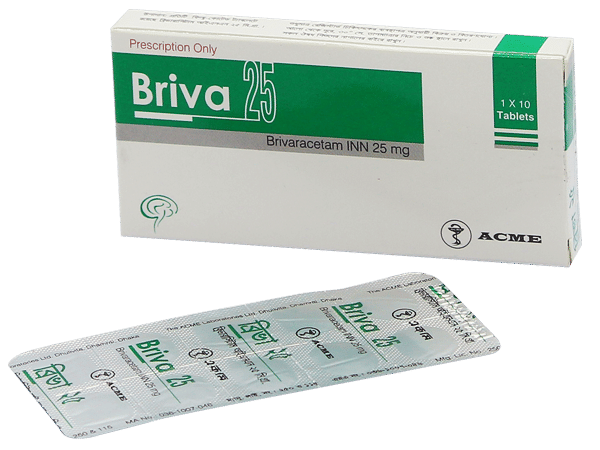 Briva 25 mg Packaging