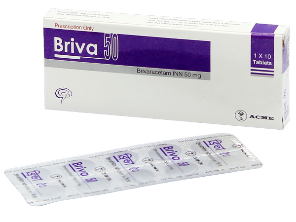 Briva 50 mg Packaging