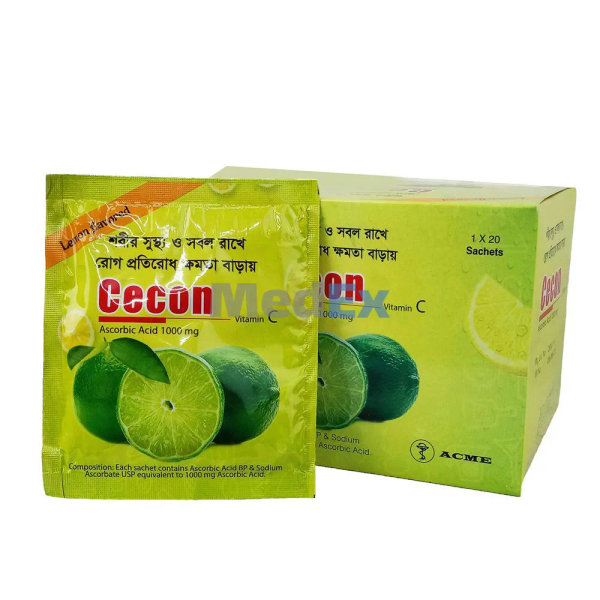 Cecon 500 mg Packaging