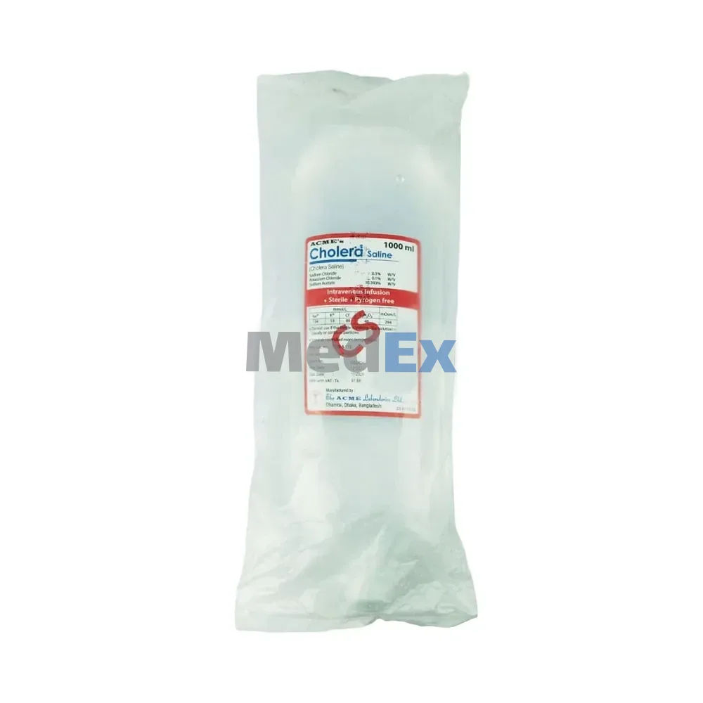 Cholera Saline  Packaging