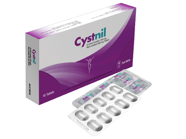 Cystnil 150 mg+550 mg Packaging