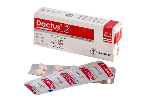 Dactus 2 mg Packaging