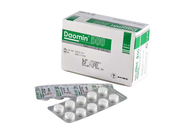 Daomin 500 mg Packaging