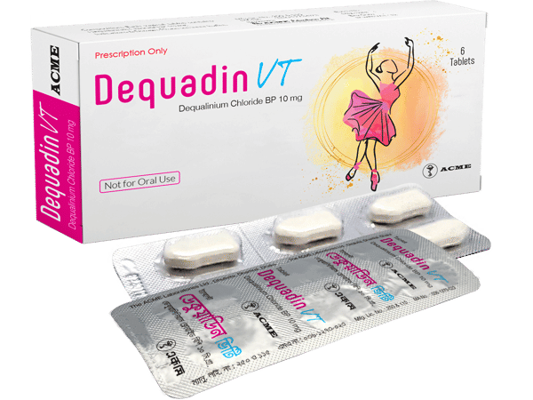 Dequadin VT 10 mg Packaging