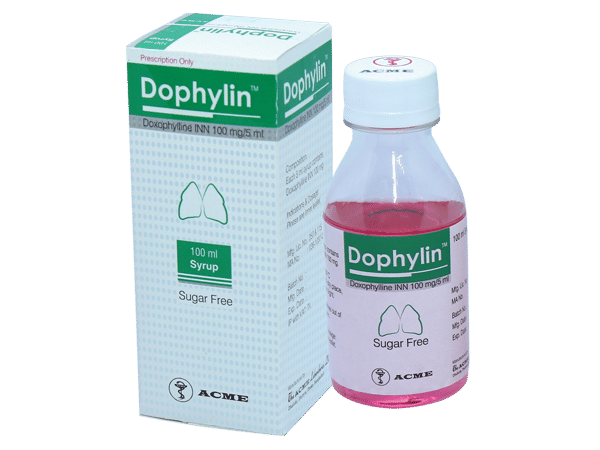 Dophylin 100 mg/5 ml Packaging