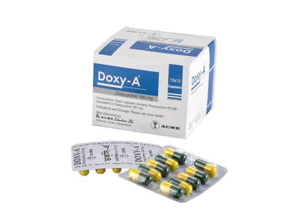 Doxy-A 100 mg Packaging