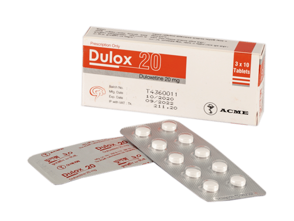 Dulox 20 mg Packaging