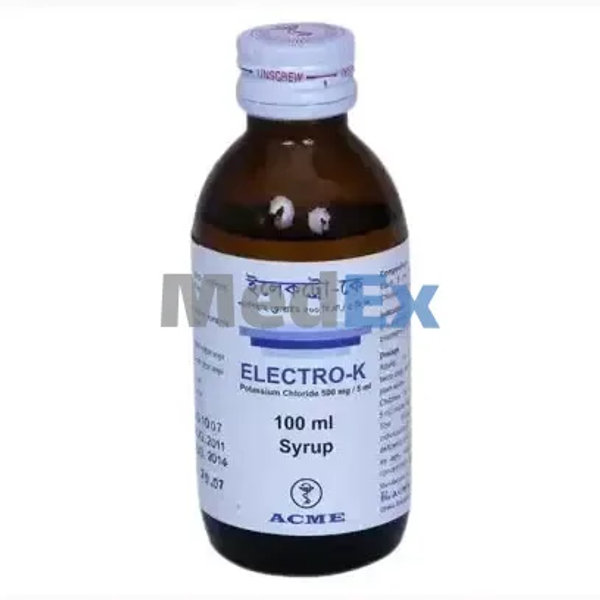 Electro-K 500 mg/5 ml Packaging