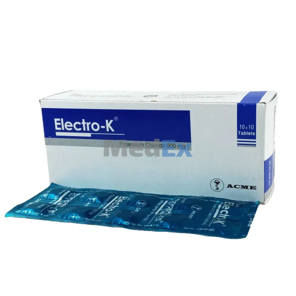Electro-K 600 mg Packaging