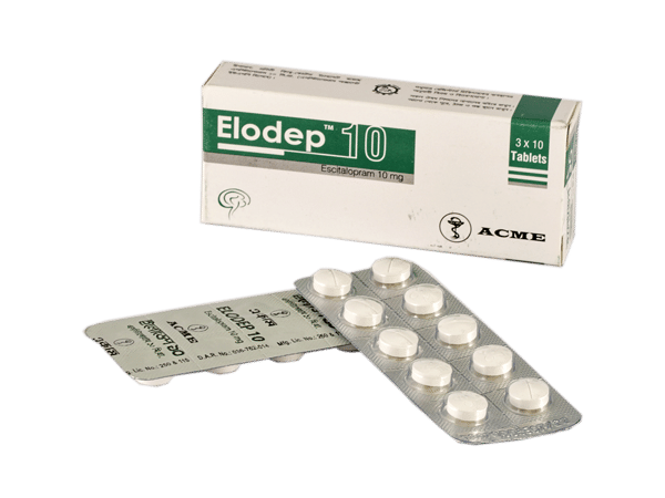 Elodep 10 mg Packaging