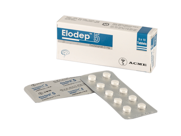 Elodep 5 mg Packaging