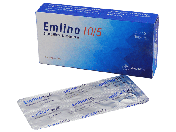 Emlino 10 mg+5 mg Packaging