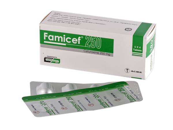 Famicef 250 mg Packaging