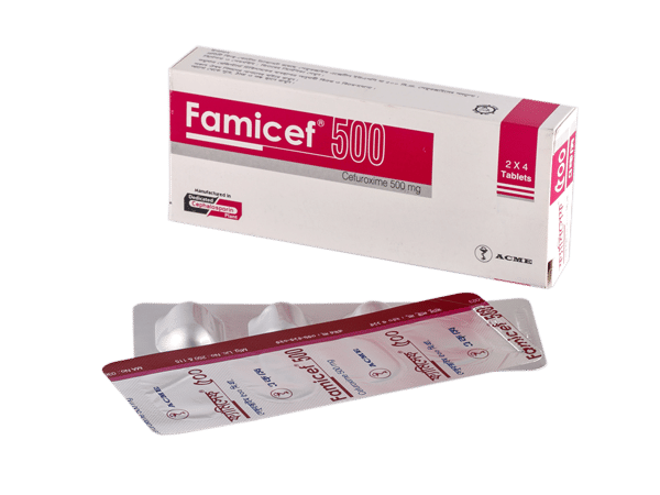 Famicef 500 mg Packaging