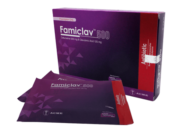 Famiclav (125 mg+31.25 mg)/5 ml Packaging