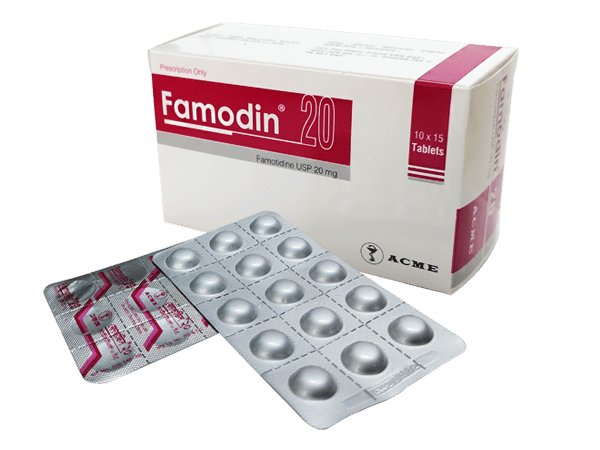 Famodin 40 mg Packaging