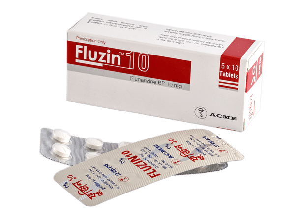 Fluzin 10 mg Packaging